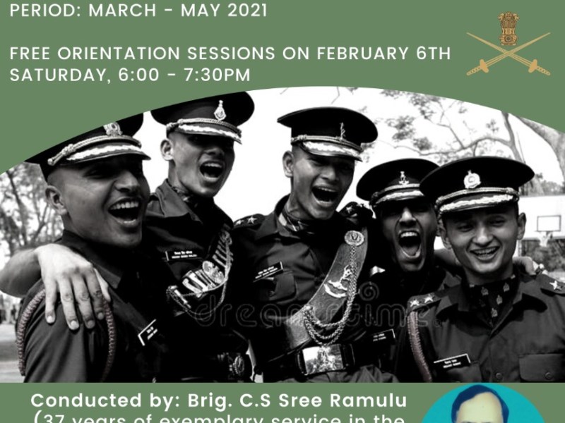 About Bhavishyath’s online training for Services Selection Board – By Ashish&nbsp;Choragudi